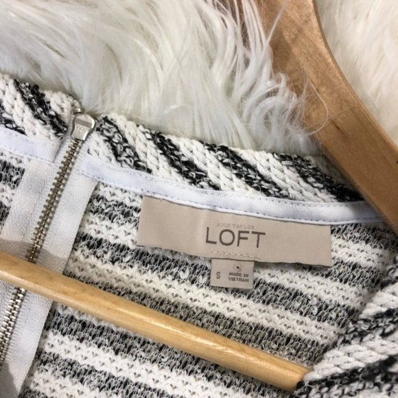 CLOSING SALE LOFT Lightweight Striped Sweater - Picture 6 of 8